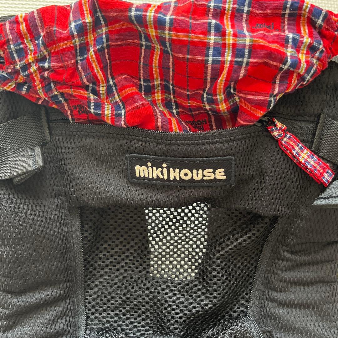 [極美品]最終お値下ミキハウス ファーストベビーキャリア 黒 BOX 保証書付