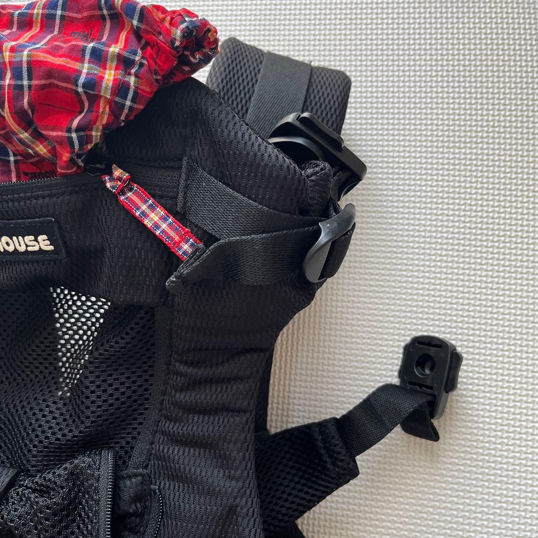 [極美品]最終お値下ミキハウス ファーストベビーキャリア 黒 BOX 保証書付