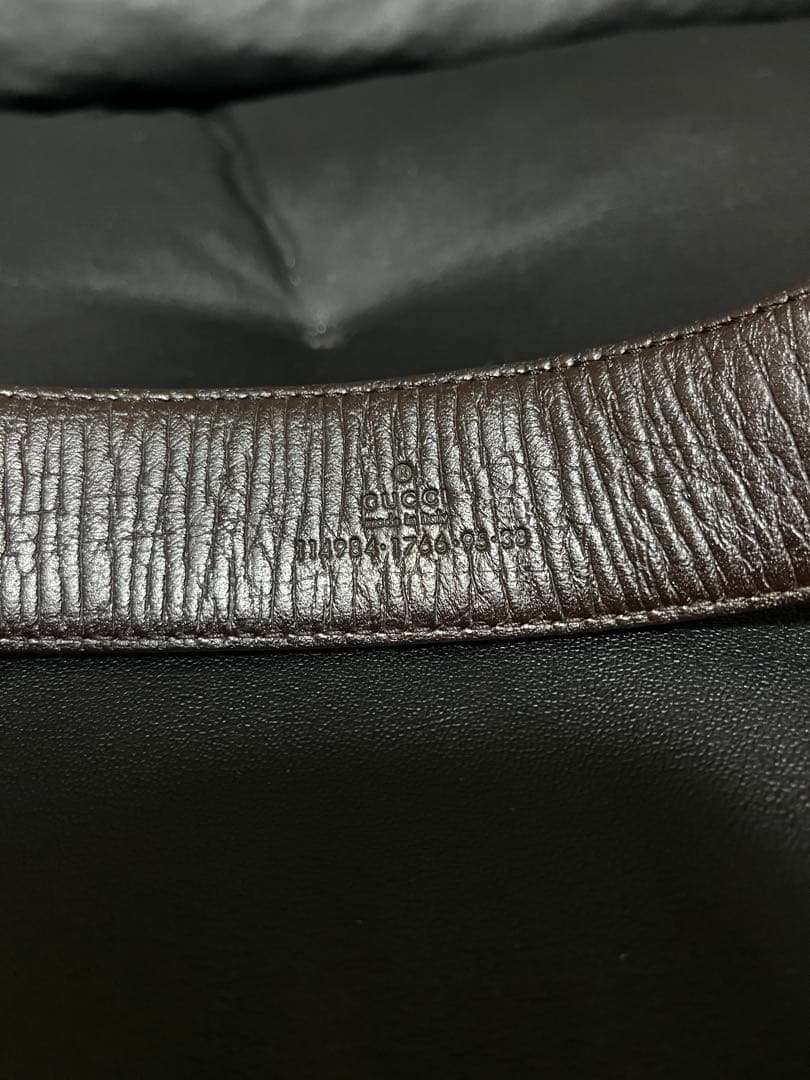 り*く様 GUCCI GGパターン ベルト ダブルGバックル