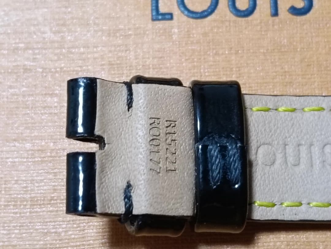 【特】タンブールPMストラップ モノグラム ヴェルニ R15221ブラック