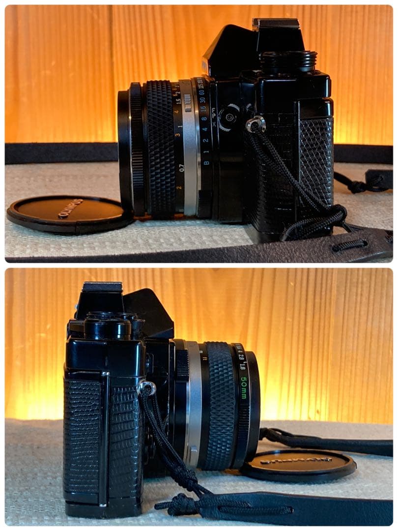 完動品＊美品＊初期保証★OLYMPUS OM-1★リザード本革外装★作例多数！