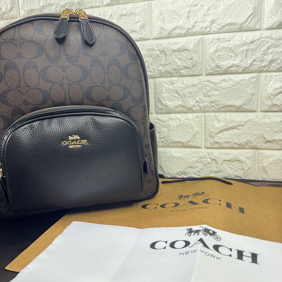 COACH リュック・バックパック ブラウン/ブラック