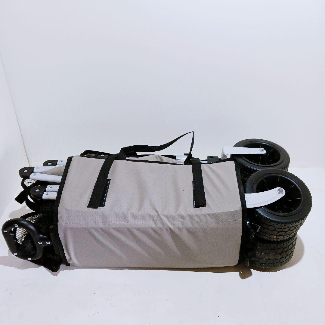 ライシン アウトドアワゴン リアキャリア付き 折り畳み キャリーカート