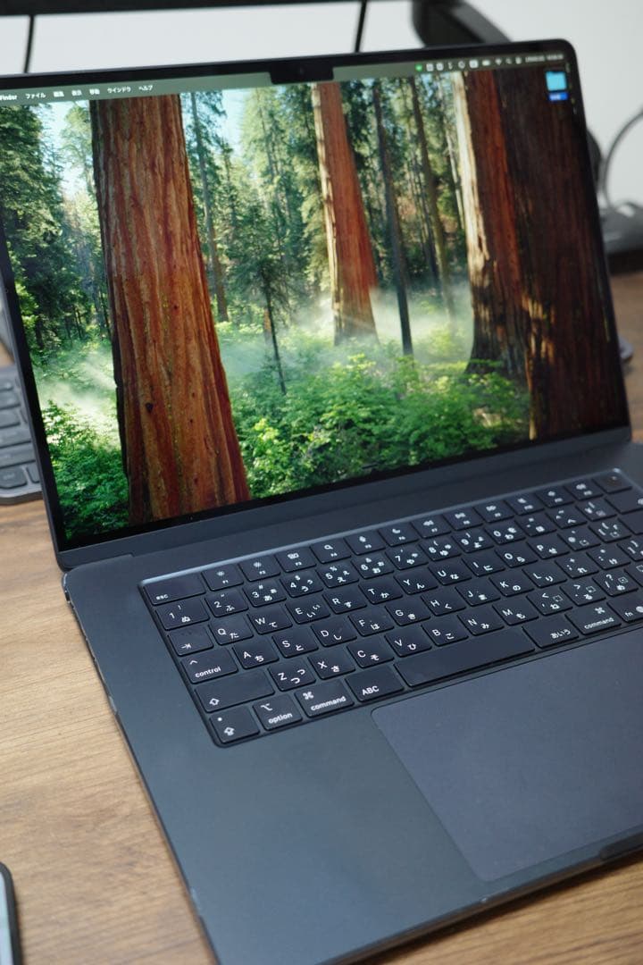 M4 MacBook 15インチミッドナイト 16GB 256GB