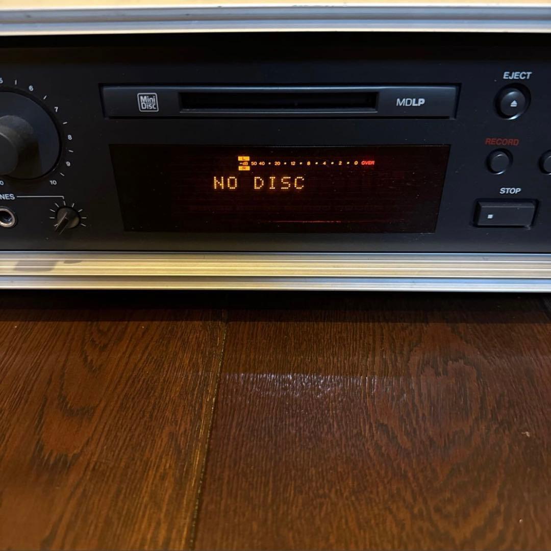 【美品】TASCAM MD-350 タスカム MDデッキ ラックケース・リモコン