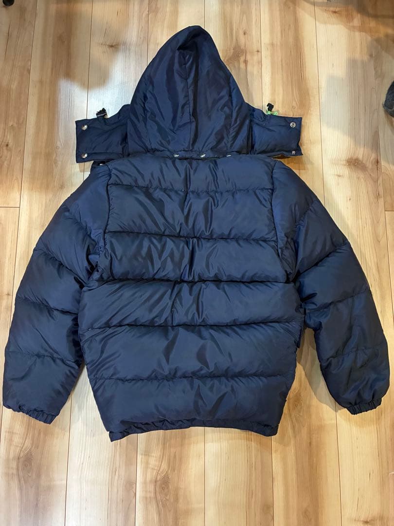 【美品】クレセントダウンワークスネイビー ダウンジャケット 迷彩裏地【入手困難】