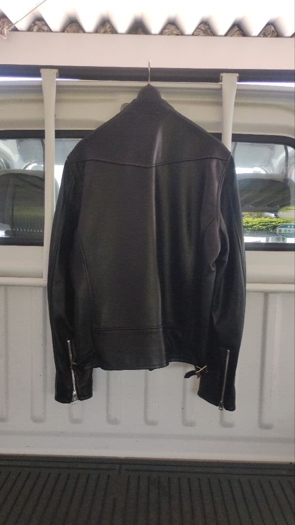 【最終】新品 Schott ショット ライダース シングル 羊革 ブラック XL