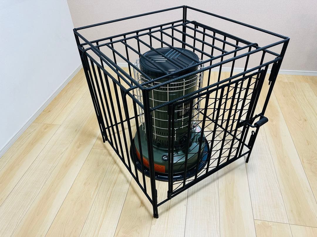 トヨトミ KS-67H ストーブガード 菱形デザイン 異形鉄筋無骨 ハンドメイド