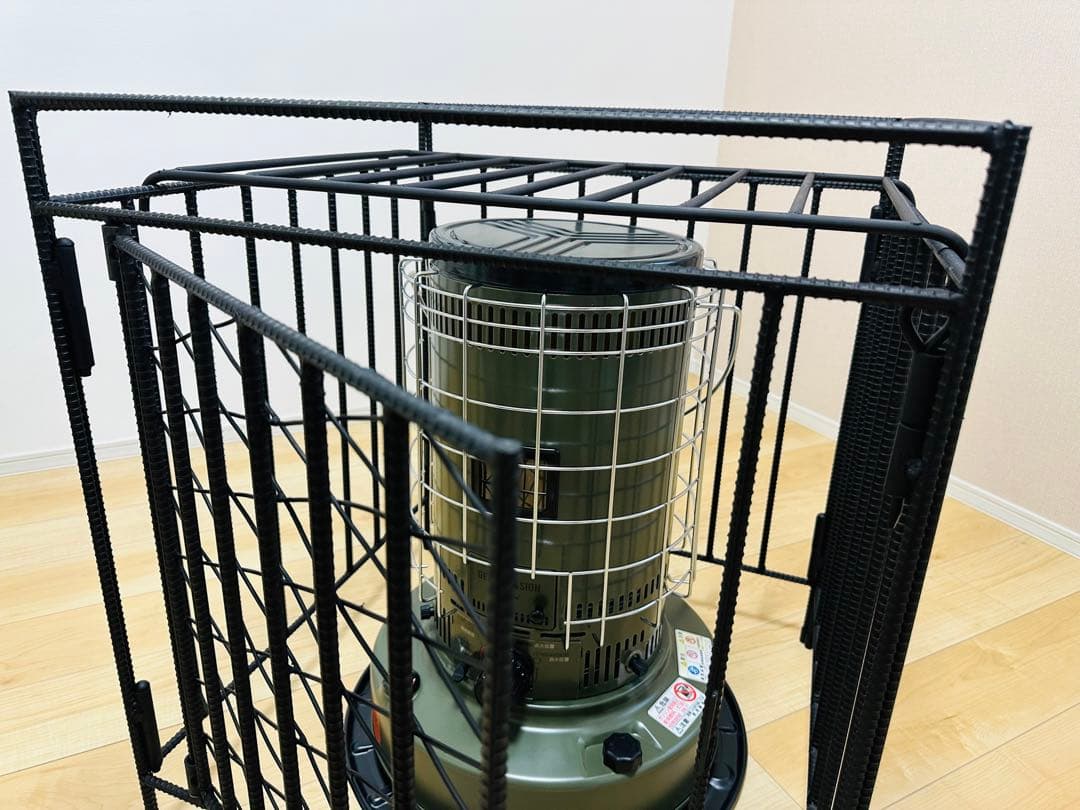 トヨトミ KS-67H ストーブガード 菱形デザイン 異形鉄筋無骨 ハンドメイド