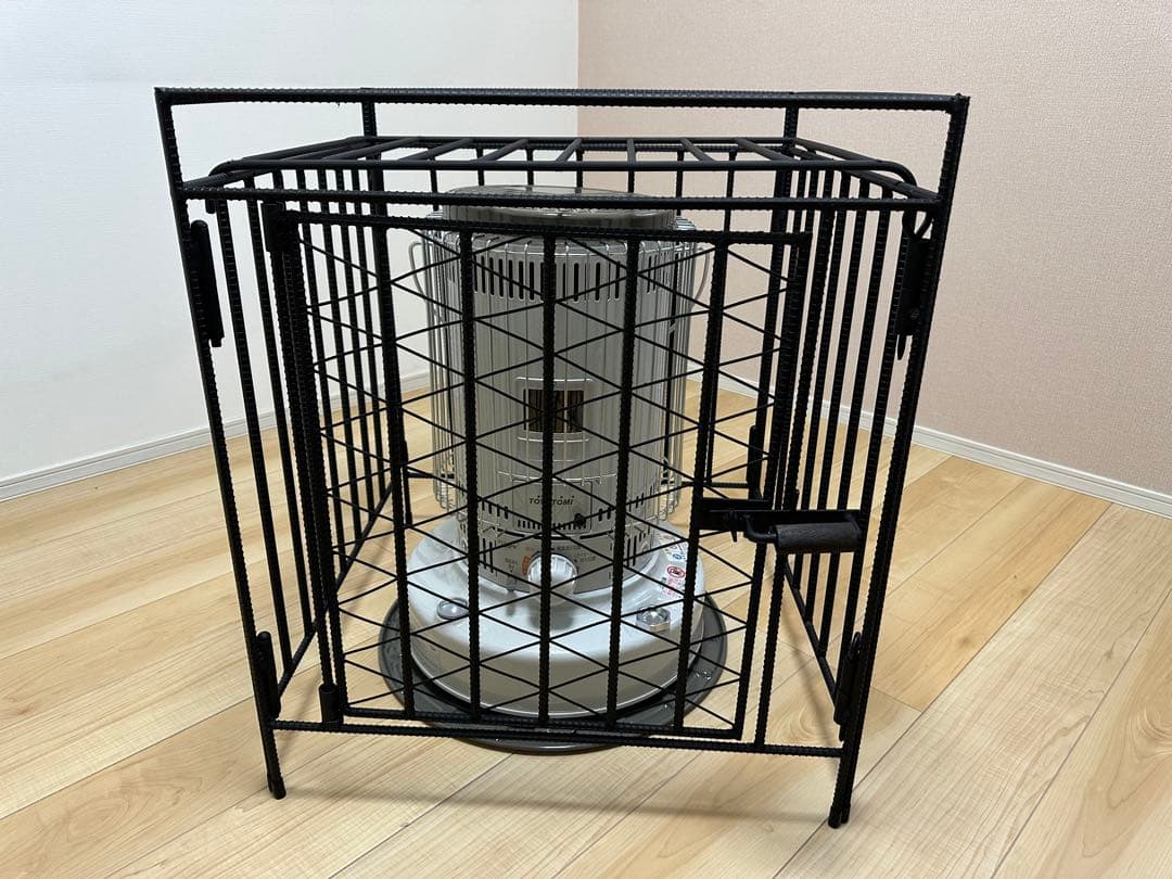 トヨトミ KS-67H ストーブガード 菱形デザイン 異形鉄筋無骨 ハンドメイド