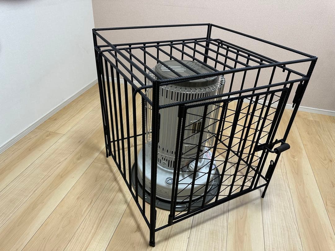 トヨトミ KS-67H ストーブガード 菱形デザイン 異形鉄筋無骨 ハンドメイド