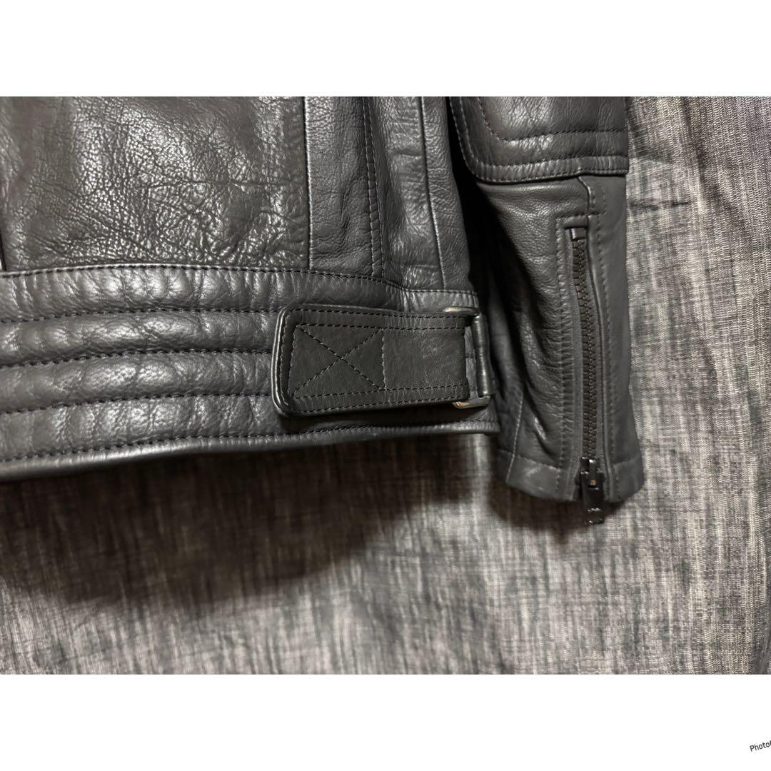 定価115500円 DIESEL 牛革　カウレザー　シングルライダース　S 黒