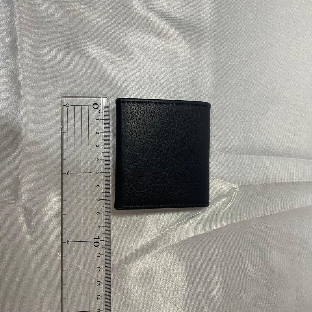 《鑑定済み》GUCCI GGマーモント ケース /コンパクト財布 ブラック