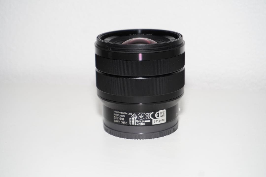 (出品9/8まで) SONY E 10-18mm F4 OSS レンズ