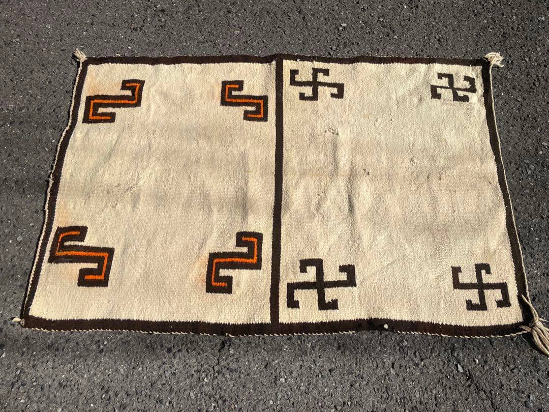 ナバホ ラグ Navajoヴィンテージvintage 卍