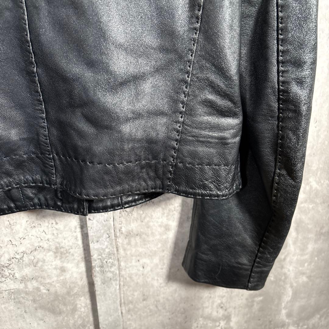 【00s】Archiveイタリア製LeatherJacket\"平成グランジY2K
