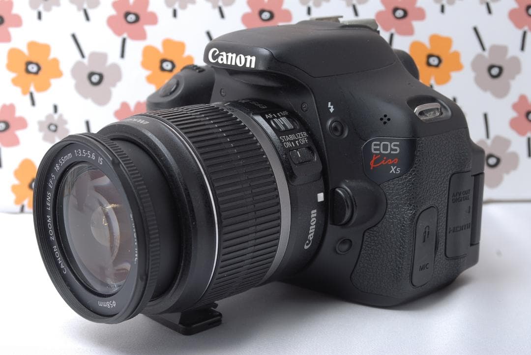 ❤Canon Kiss X5❤動画撮影もOK❤入門機にオススメ❤スマホ転送OK❤