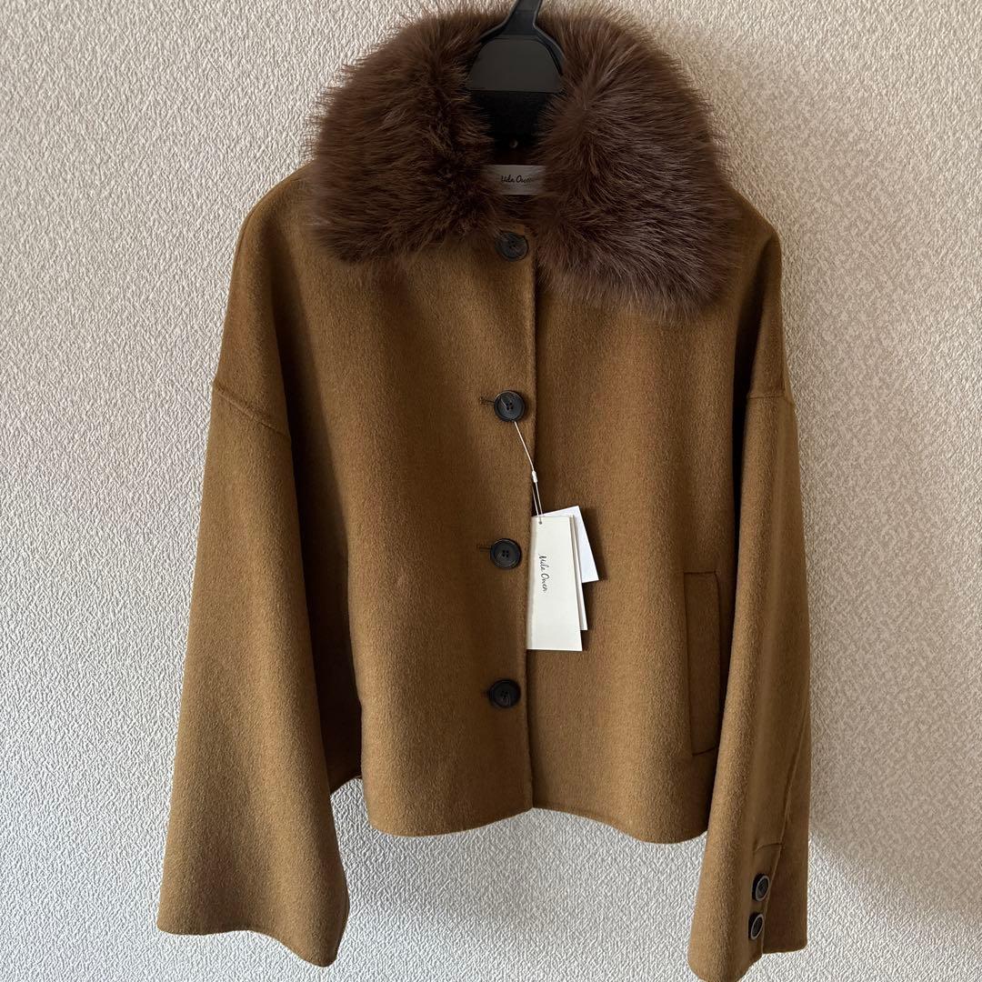 2wayファーカラーリバーショートコート