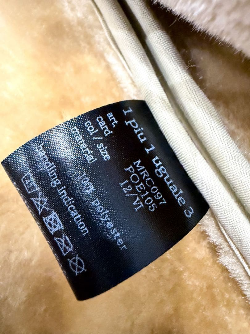 ジャケット・アウター 1PIU1UGUALE3 ECO MOUTON WRAP COAT