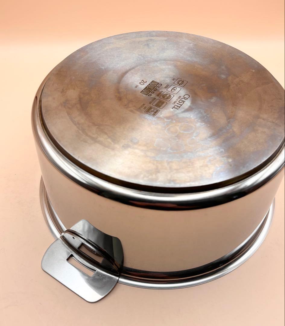 20cm CRISTEL クリステル　グラフィット 深鍋