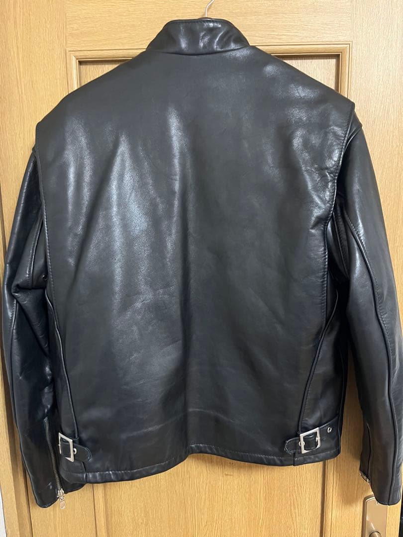 Schott ショット 141 シングルライダース ブラック サイズ:42