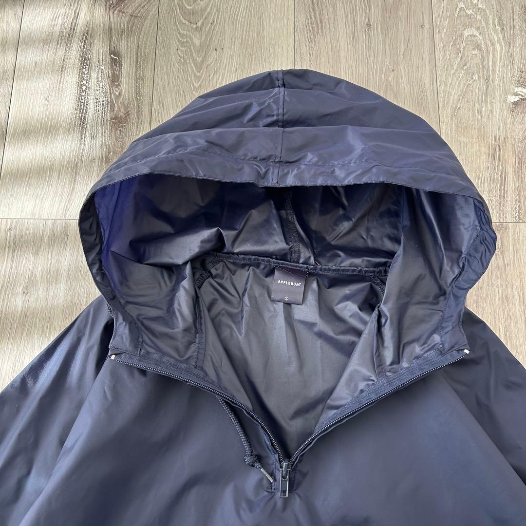 【美品】APPLEBUM アノラック パーカー ナイロンジャケット 紺 L