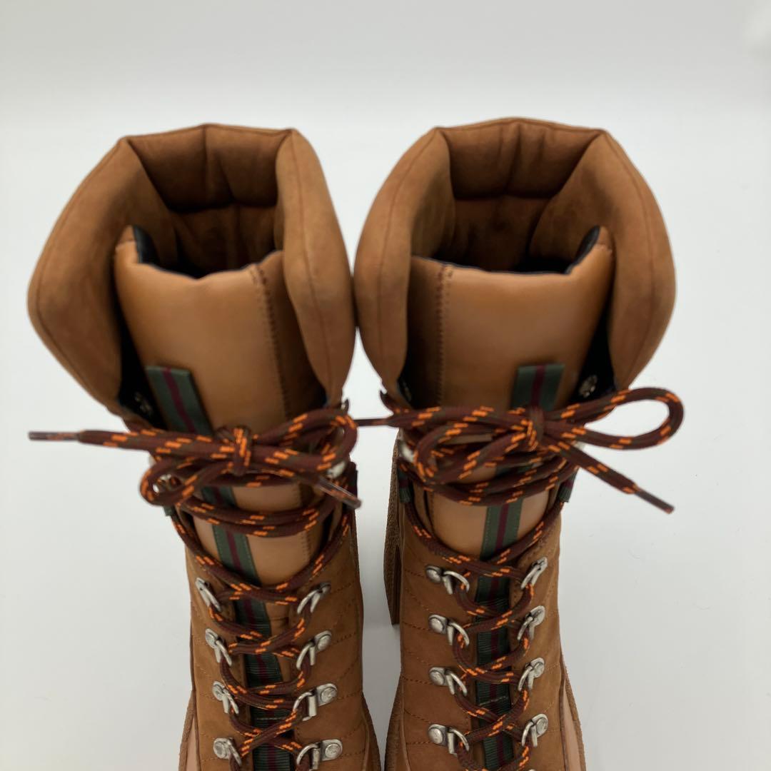 【美品】ステラマッカートニー レースアップ トレッキング ブーツ 38
