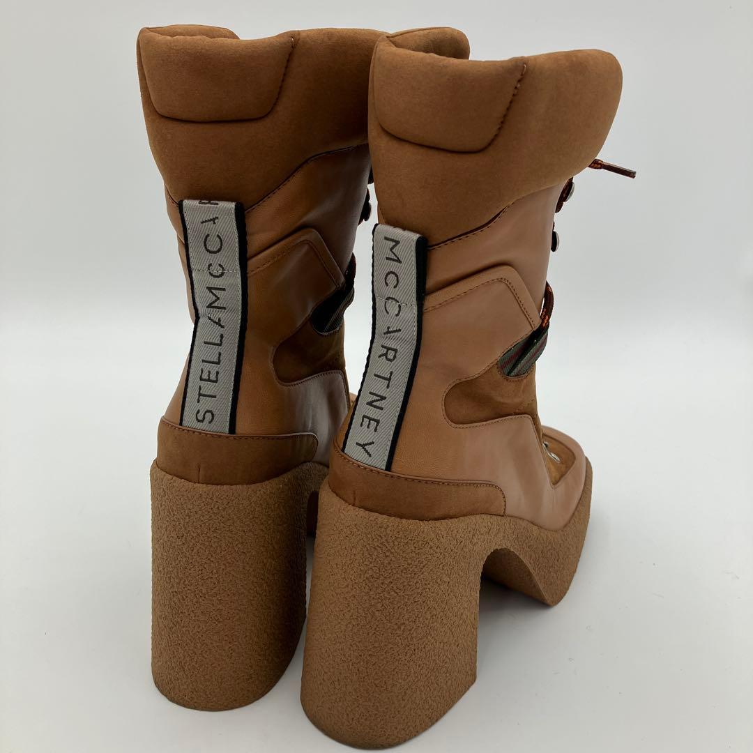 【美品】ステラマッカートニー レースアップ トレッキング ブーツ 38