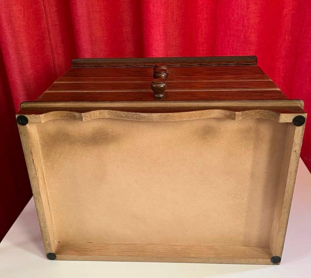 パリの雑貨屋　オーク材　ジュエリーボックス　4段　アクセサリーケース　モダン