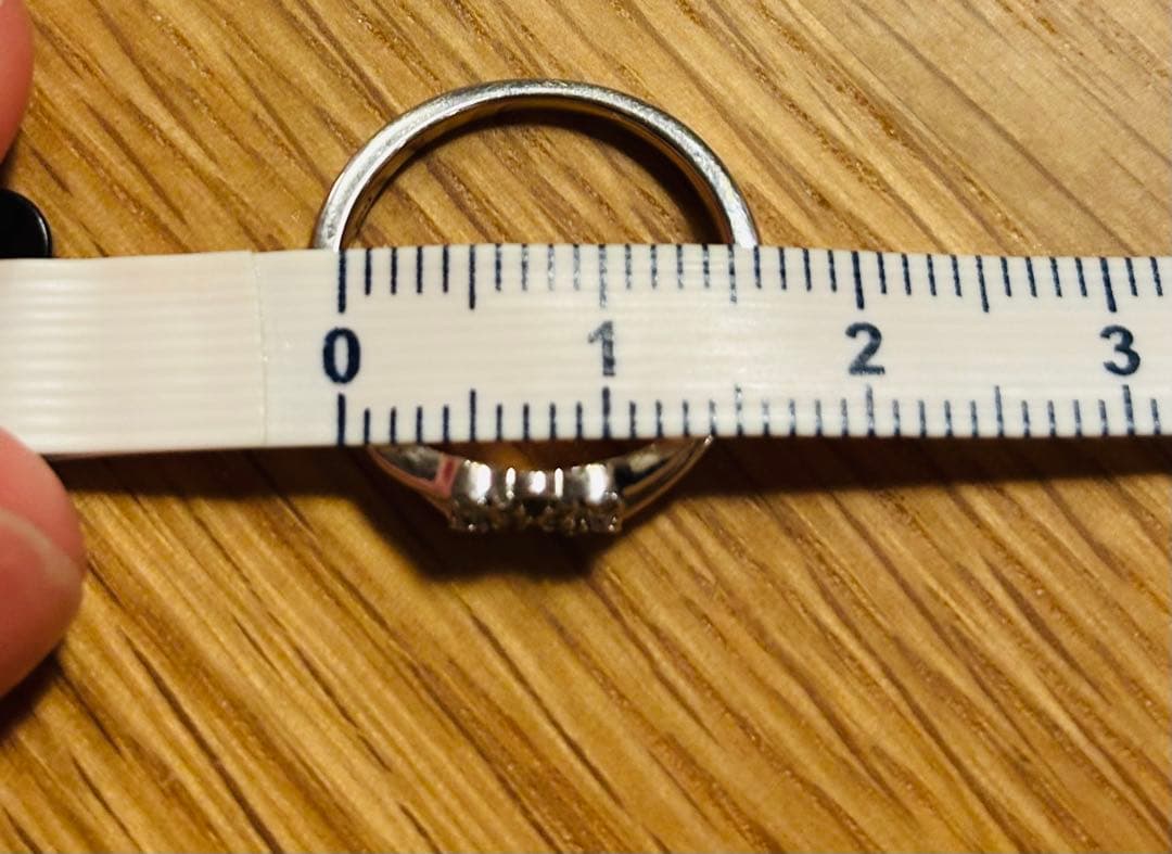 セリーヌ CELINE リング 指輪 ホワイトゴールド ダイヤモンド 7号