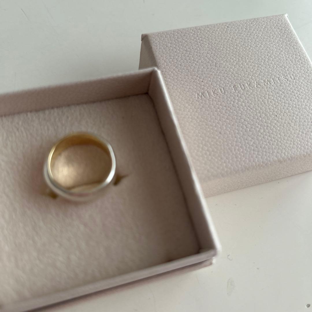 MIKUFUKAMITSU まとうリング 7号(SV/925/K18YGpt)