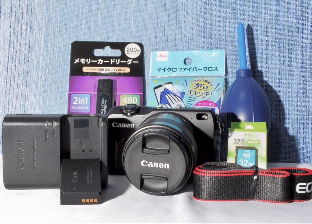 ♥️新品同様・極美品♥️Canon EOS M2 レンズキット♥️Wi-Fi内蔵