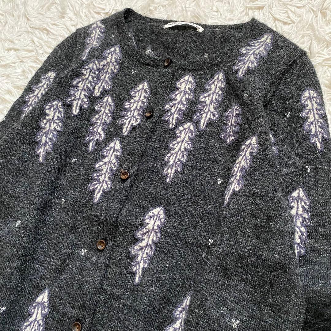 極美品■ミナペルホネン　 candle　アルパカ　ニット カーディガン