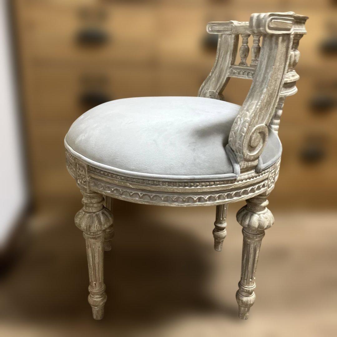 サラグレース 。ミラージュ スツール クラウン ライトグレー