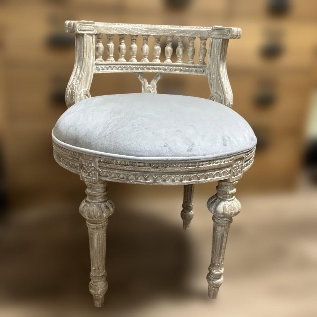 サラグレース 。ミラージュ スツール クラウン ライトグレー