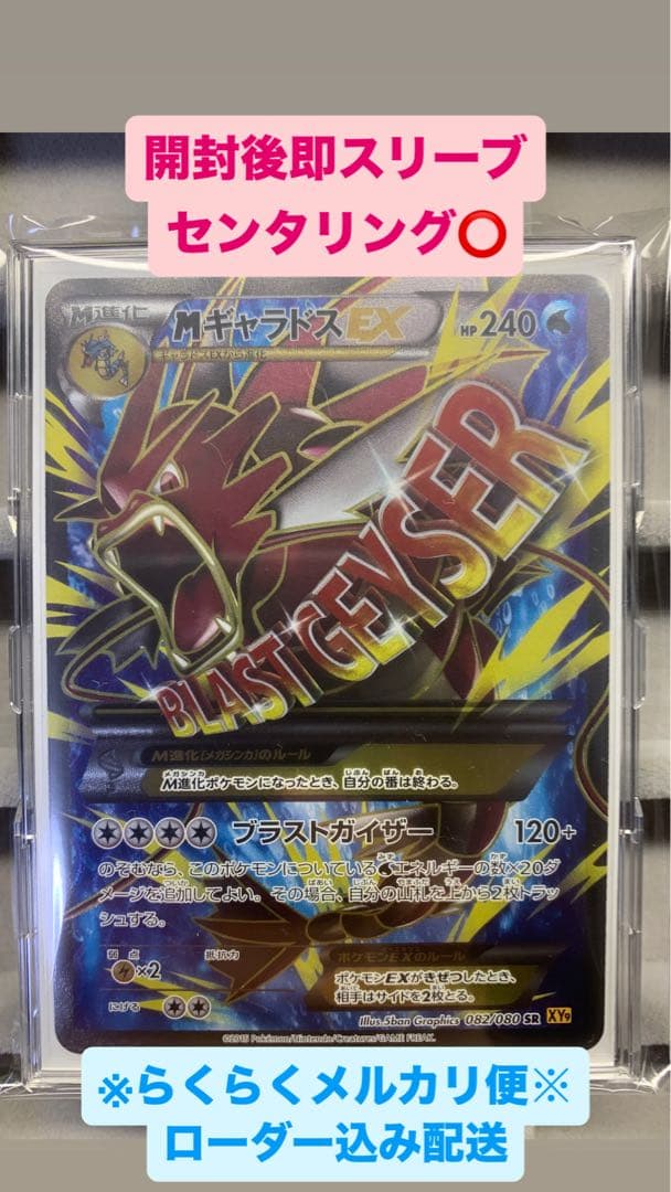 【美品】MギャラドスEX SR XY9 破天の怒り 082/080