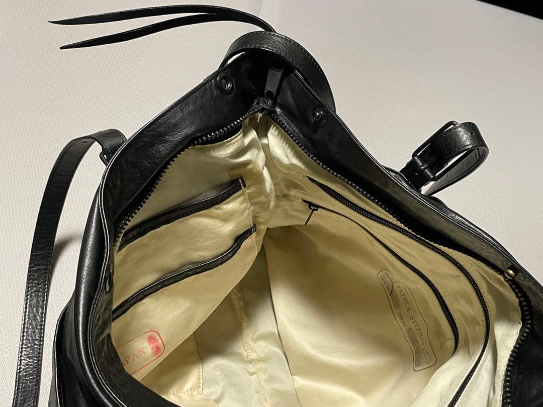 パトリックステファン 初期型 アトリエバッグ 馬革 黒 日本製