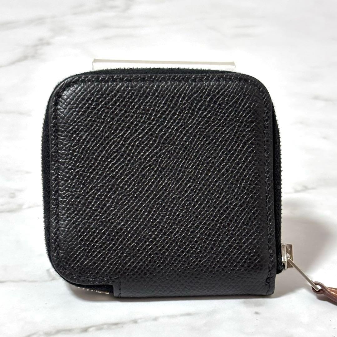 美品✨ エルメス アザップシルクイン コンパクト ケース 黒 O刻印 箱付