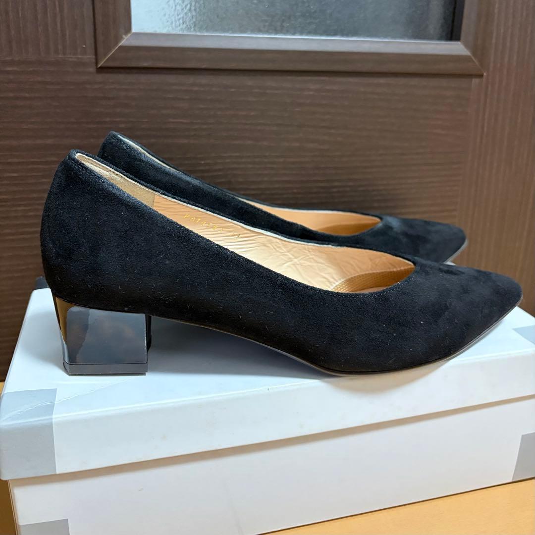 【西咲】 新品未使用　EIZO Vue パンプス　23cm 黒