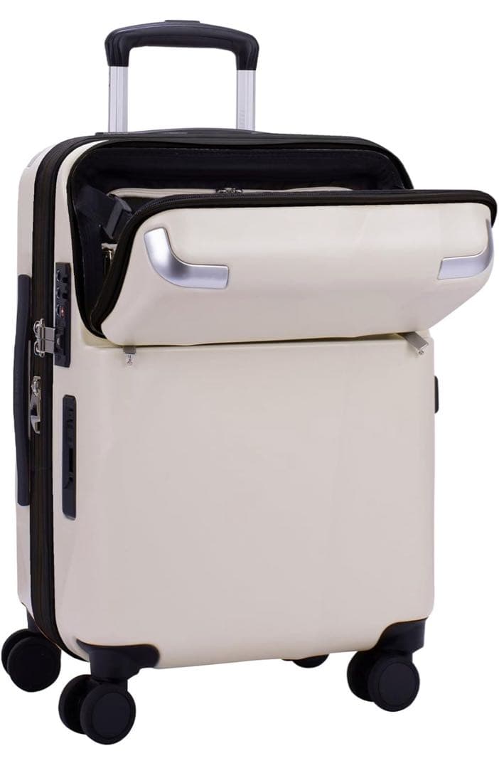 506533 [トラベリスト]スーツケース ジッパーキャリー 機内持ち込み35L