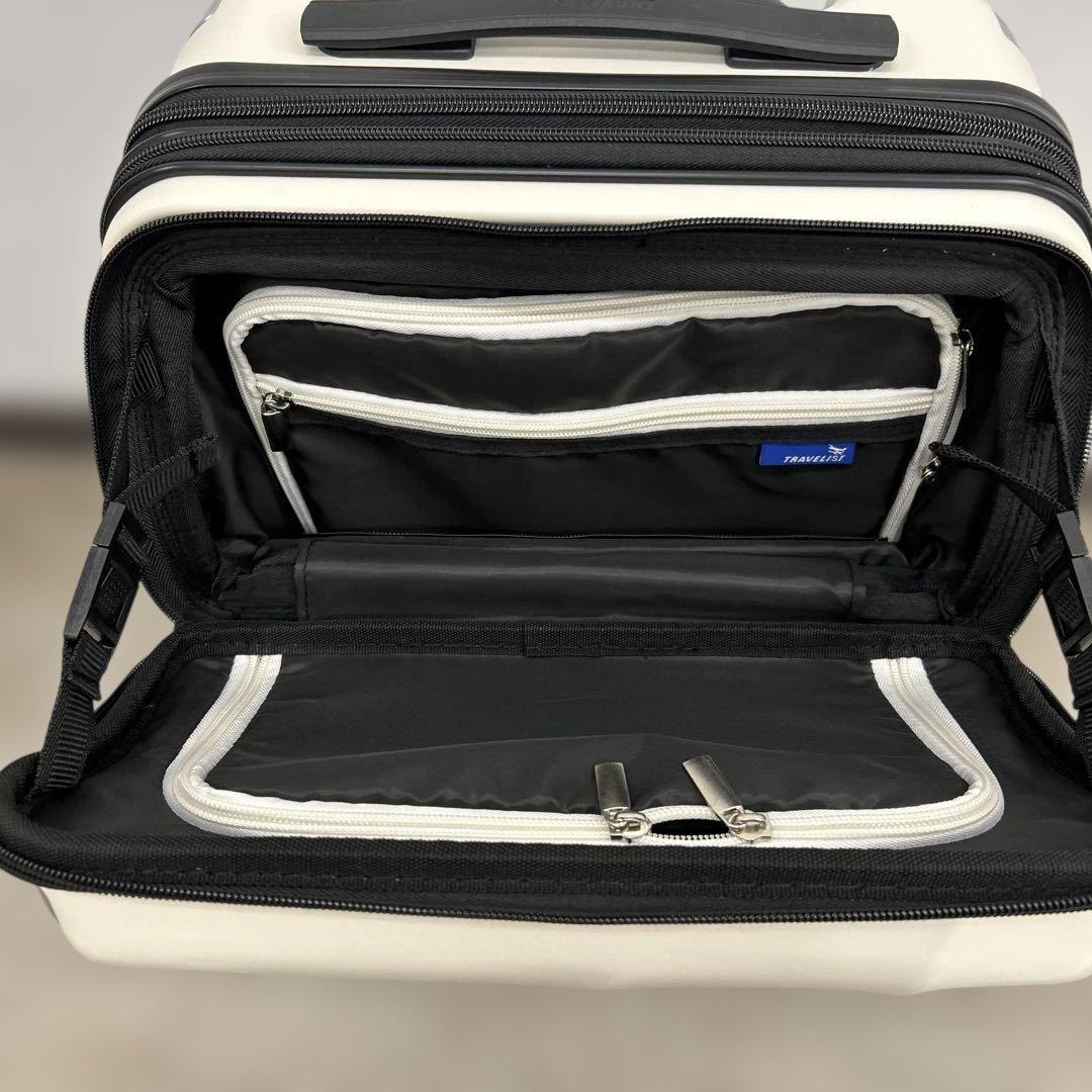 506533 [トラベリスト]スーツケース ジッパーキャリー 機内持ち込み35L