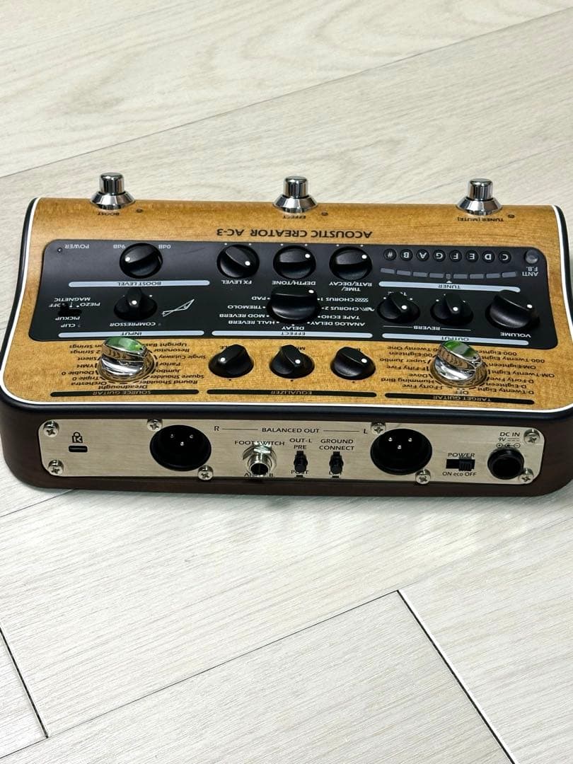 ZOOM AC-3 アコースティックギターエフェクター