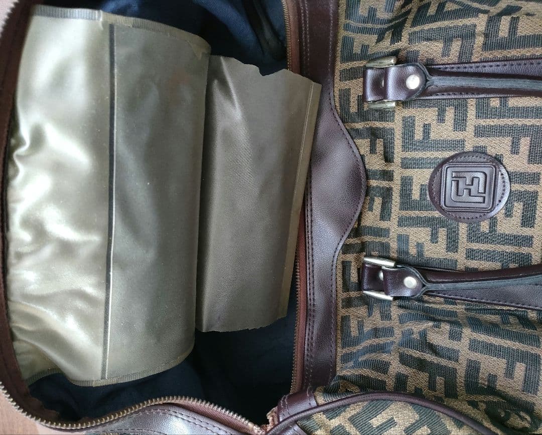 フェンディボストン　ズッカ柄　ヴィンテージ