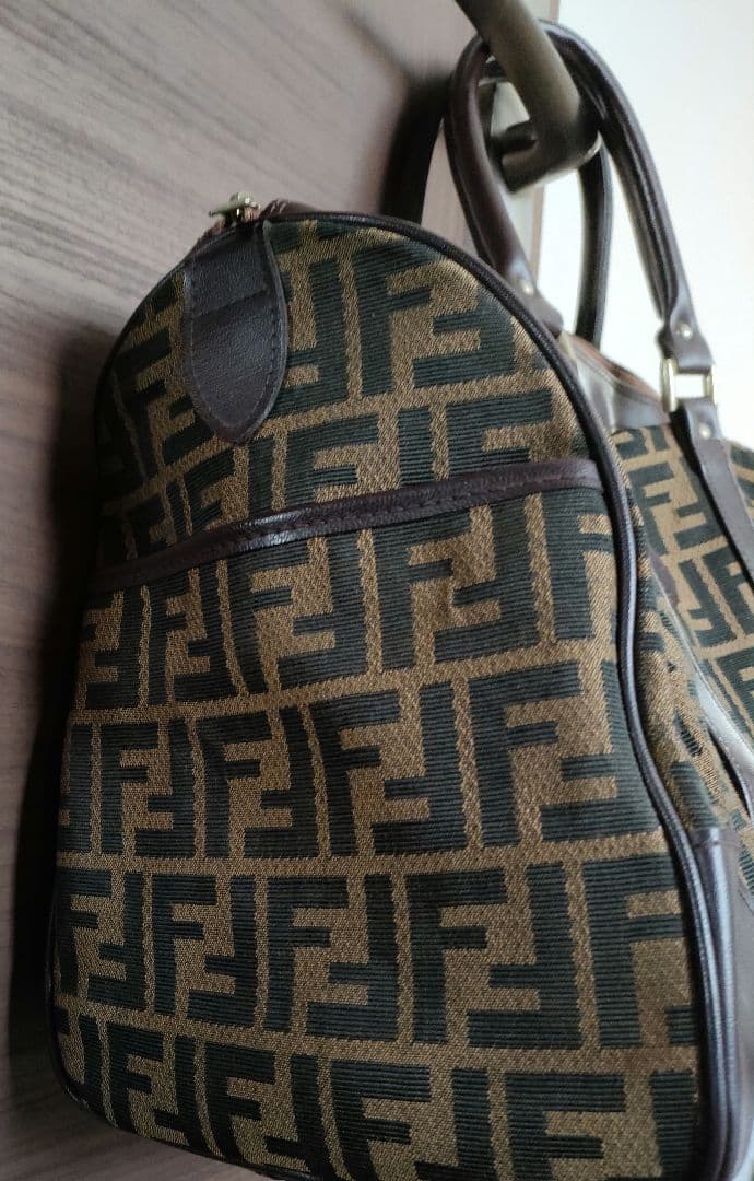 フェンディボストン　ズッカ柄　ヴィンテージ