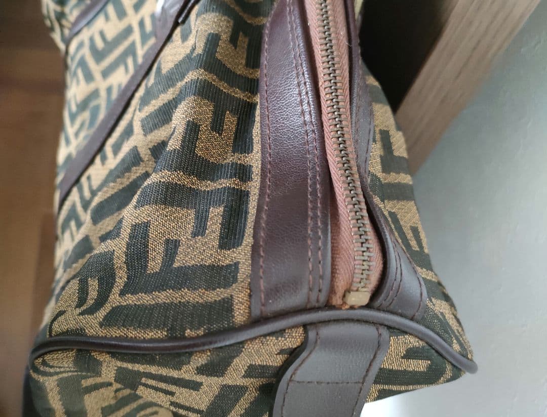 フェンディボストン　ズッカ柄　ヴィンテージ