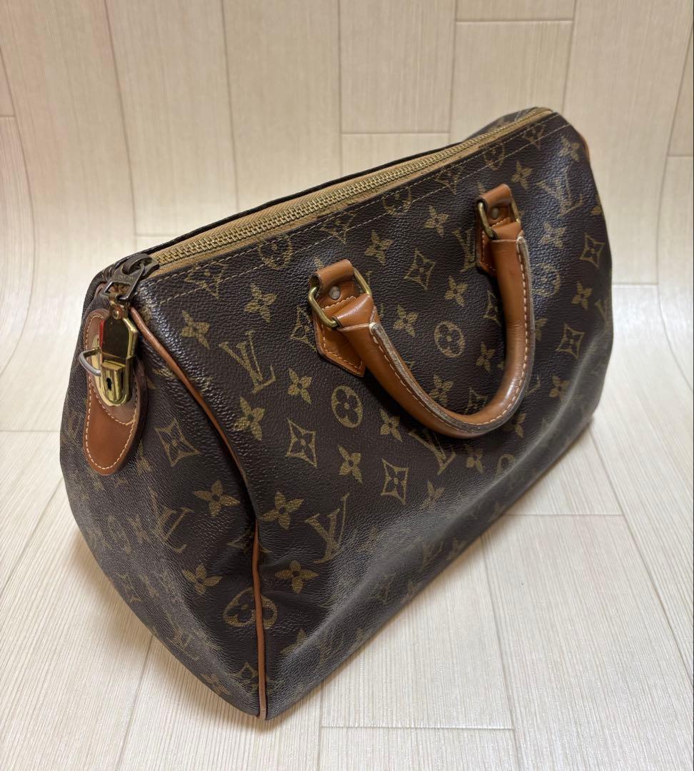 LOUIS VUITTON スピーディー ハンドバッグ モノグラム 鍵なし