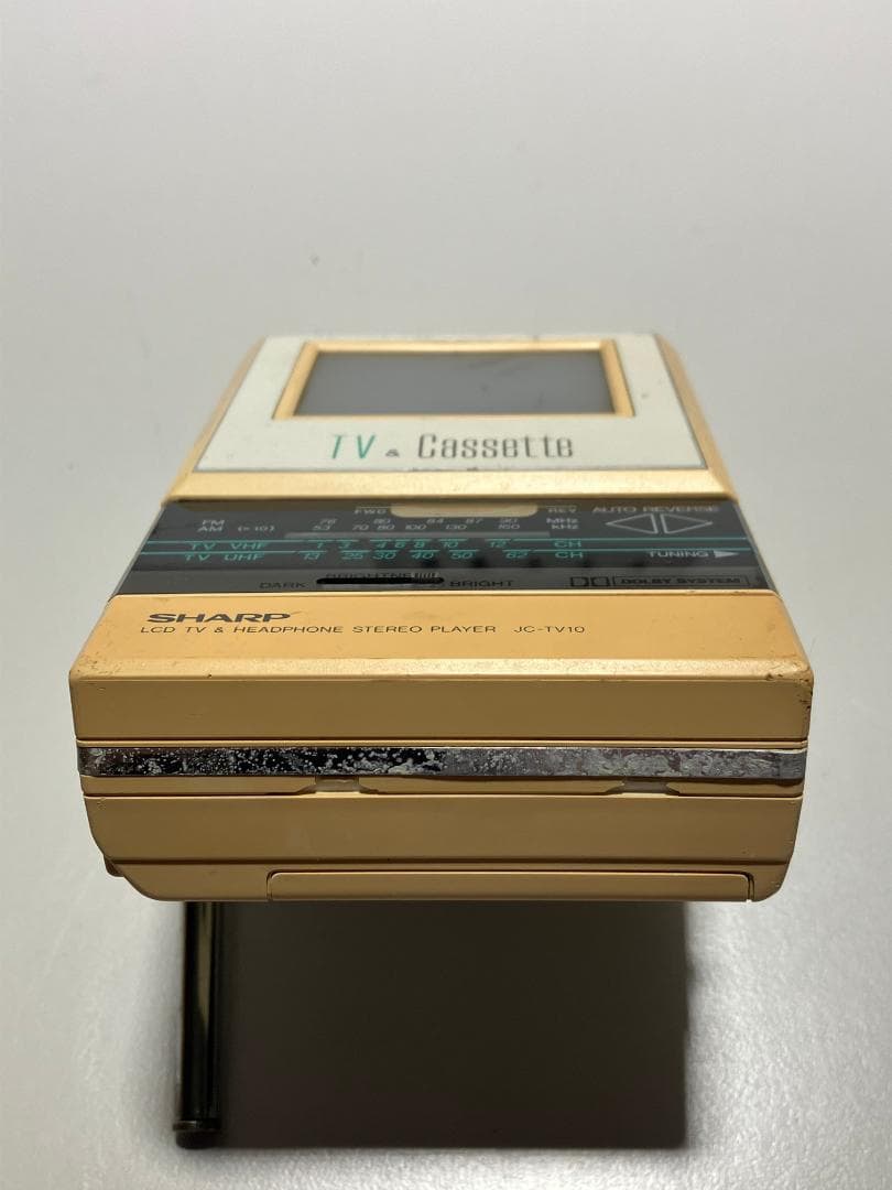 SHARP JC-TV10 TV & カセットプレーヤー#Y605