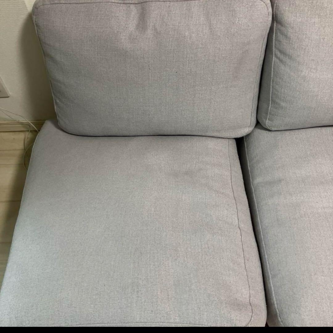 【げんげん】モモナチュラル　クラウドソファ　3シーター+オットマン