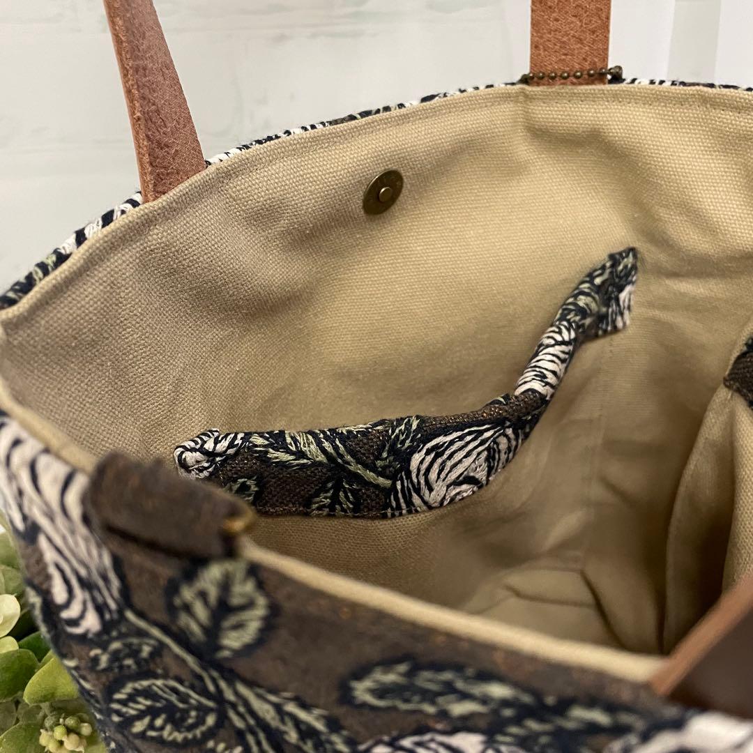 ハンドメイド　バケツトートバッグ　ミナペルホネン rosy 448