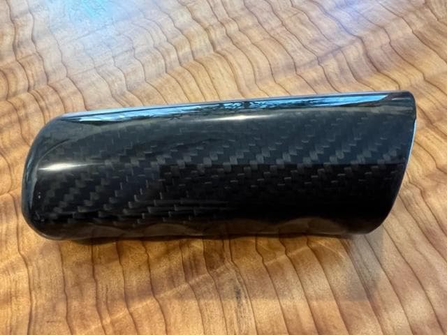 希少 アバルト リアルカーボン ハンドブレーキ サイドブレーキ カバー